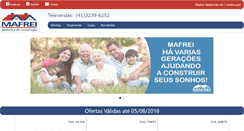 Desktop Screenshot of mafrei.com.br