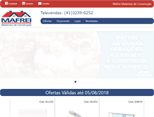 Tablet Screenshot of mafrei.com.br